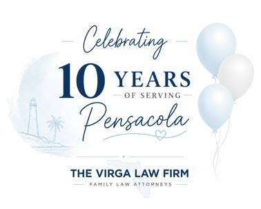 Balloons for the 10th Birthday for Virga Law Firm