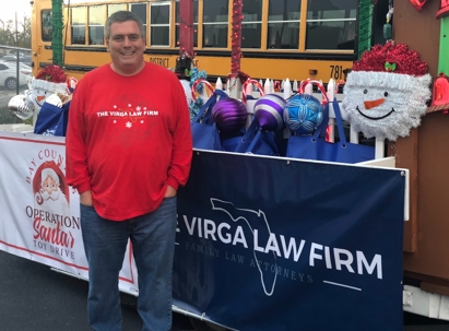 Gerard Virga Supports Local Santa Toy Drive