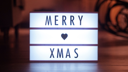 Merry Xmas sign