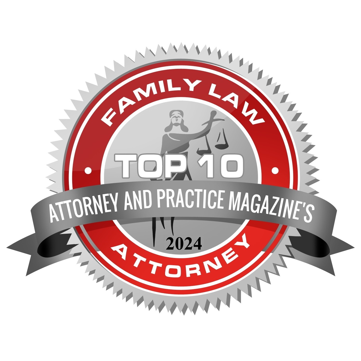 Top 10 Family Law Award by Attorney and Practice Magazine Top 10 Family Law Award by Attorney and Practice Magazine